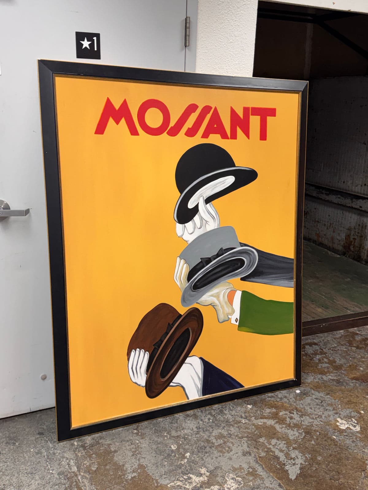 In the Style of Leonetto Cappiello "Mossant" French Poster Painting - Thumbnail 5