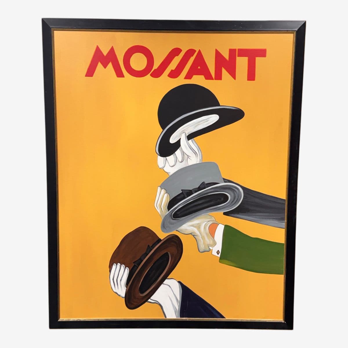 In the Style of Leonetto Cappiello "Mossant" French Poster Painting - Image 1