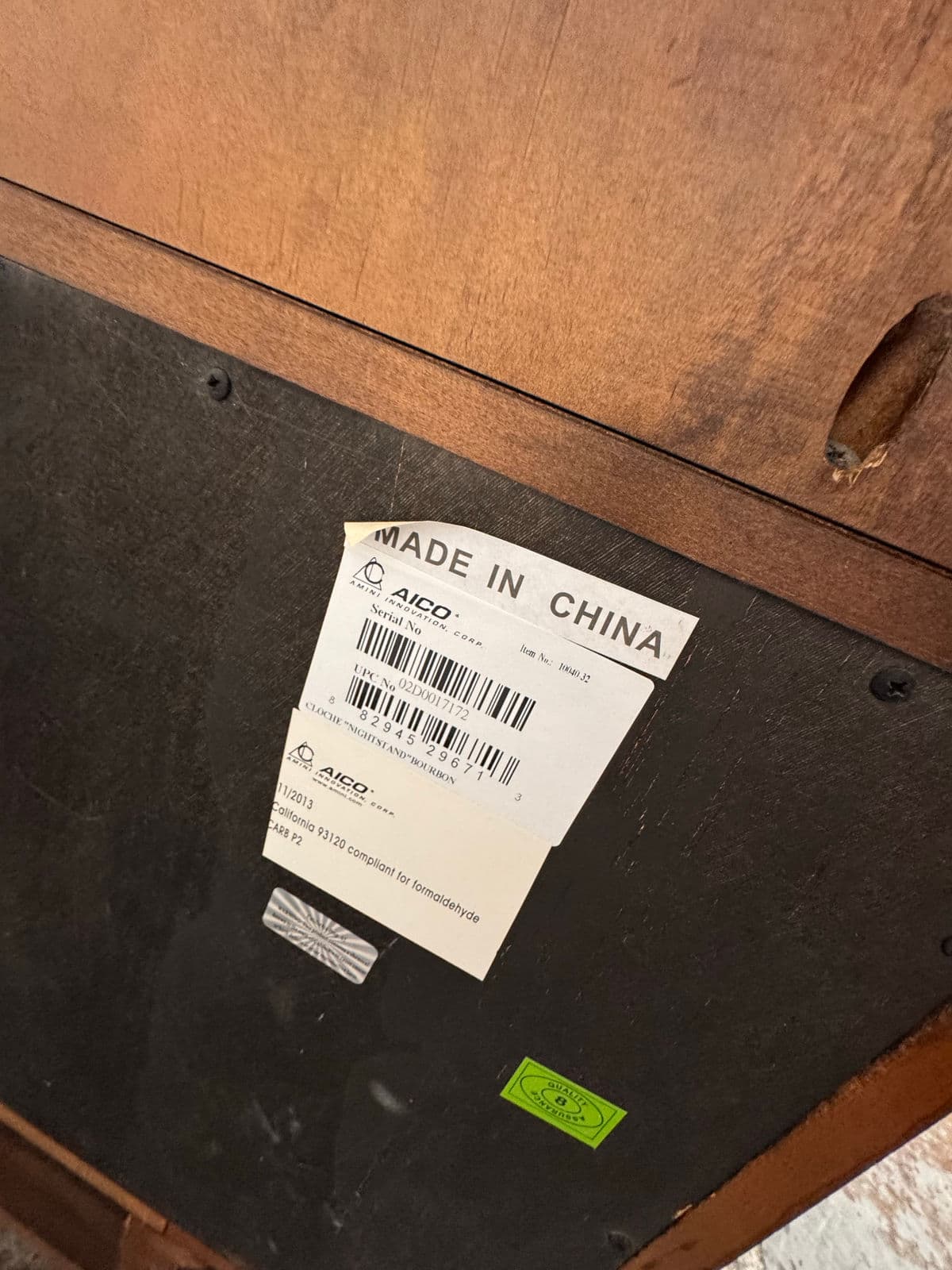 Michael Amini for Aico Cloche Nightstands, Bourbon, Pair - Thumbnail 4