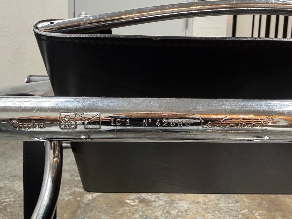 Le Corbusier for Cassina Sling Chairs, Pair - Thumbnail 13