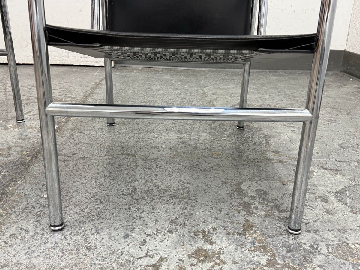 Le Corbusier for Cassina Sling Chairs, Pair - Thumbnail 11