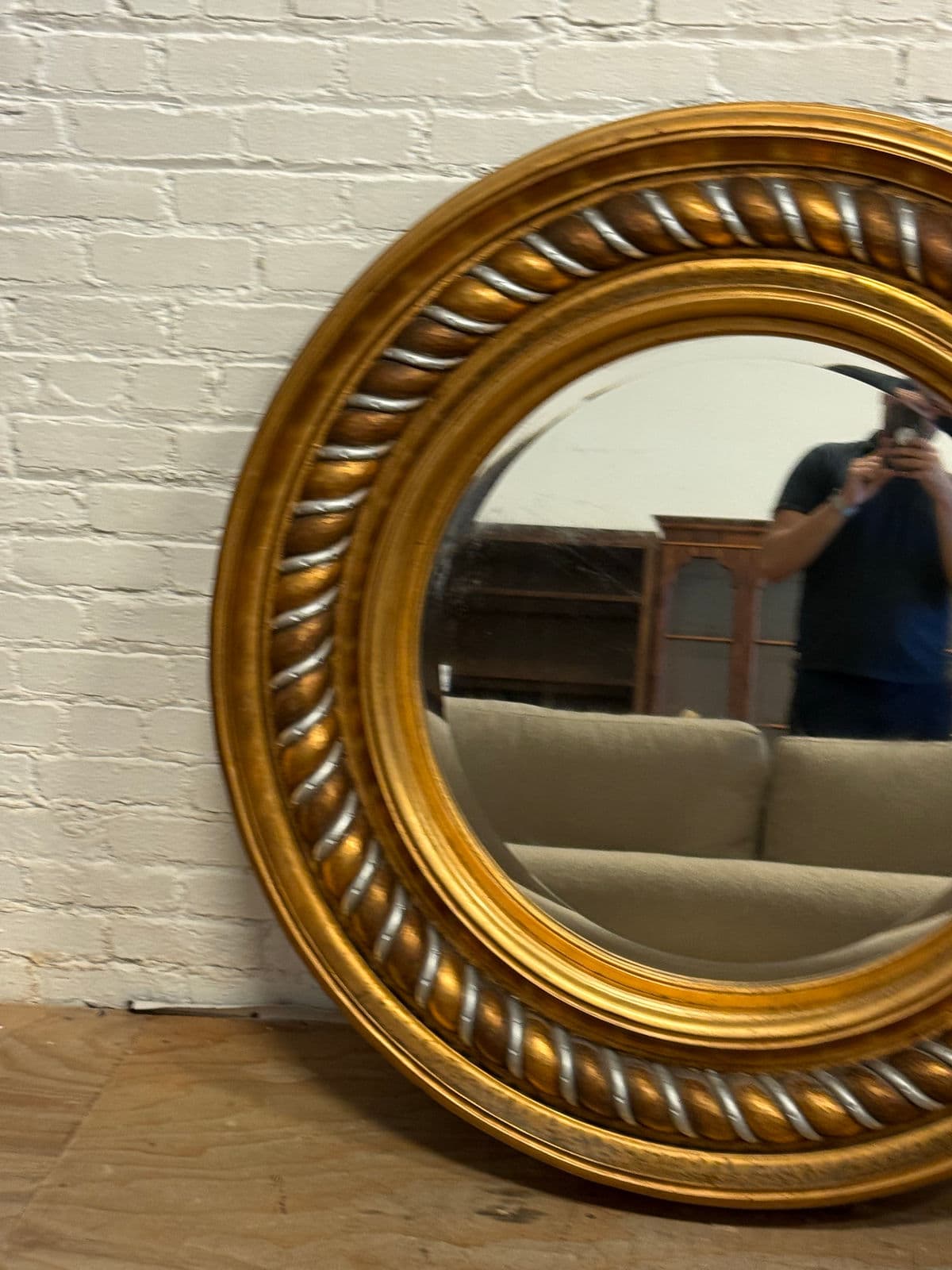 Windsor Art & Mirror Company Round Twist Wall Mirror, 20th Century - Thumbnail 12