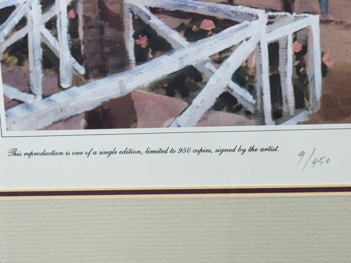 Peter Williams Del Mar Racetrack Signed Print, Circa 1992 - Thumbnail 9