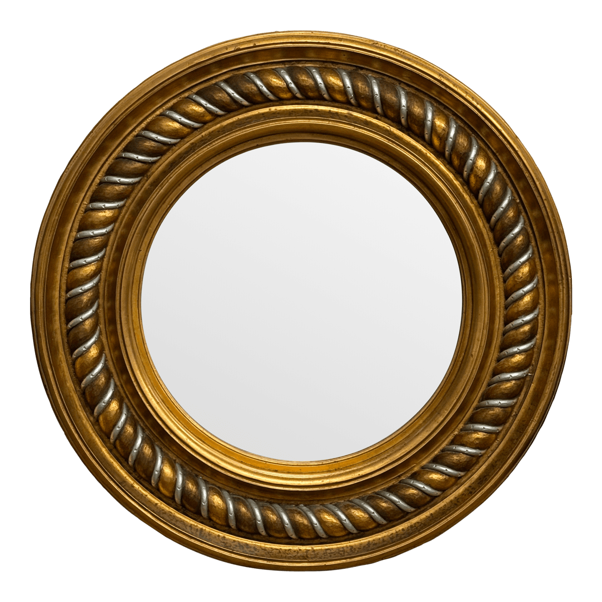 Windsor Art & Mirror Company Round Twist Wall Mirror, 20th Century - Thumbnail 2