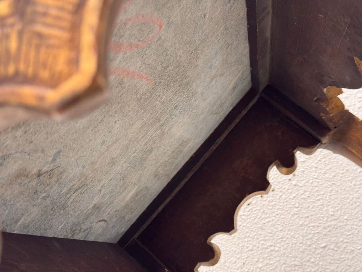 Italian Carved Giltwood Console Table + Marble Top, 19th Century - Thumbnail 6