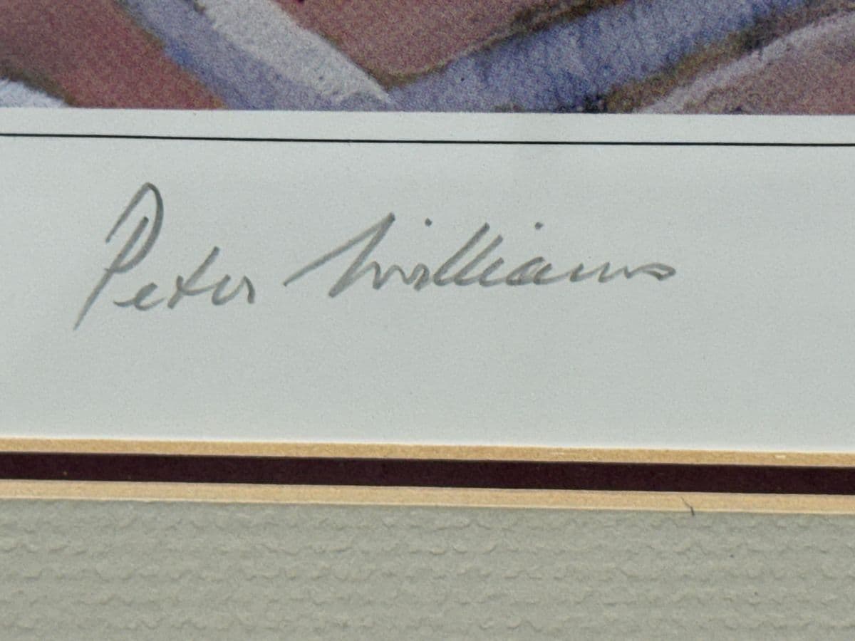 Peter Williams Del Mar Racetrack Signed Print, Circa 1992 - Thumbnail 10