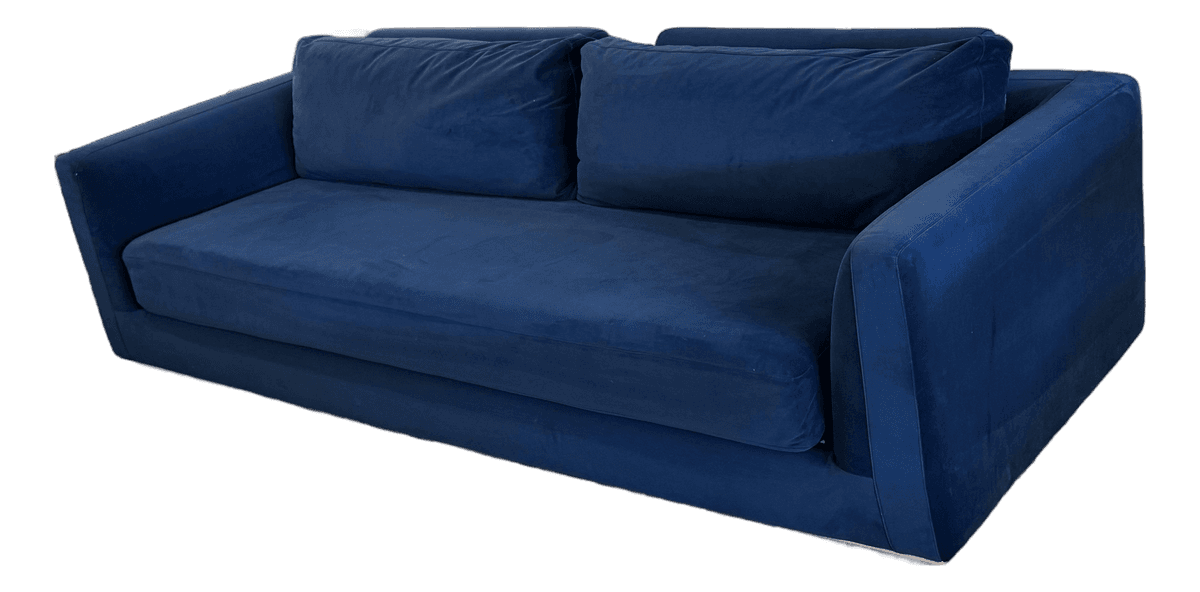 Rove Concepts Milo Sleeper Sofa, Cobalt - Thumbnail 2