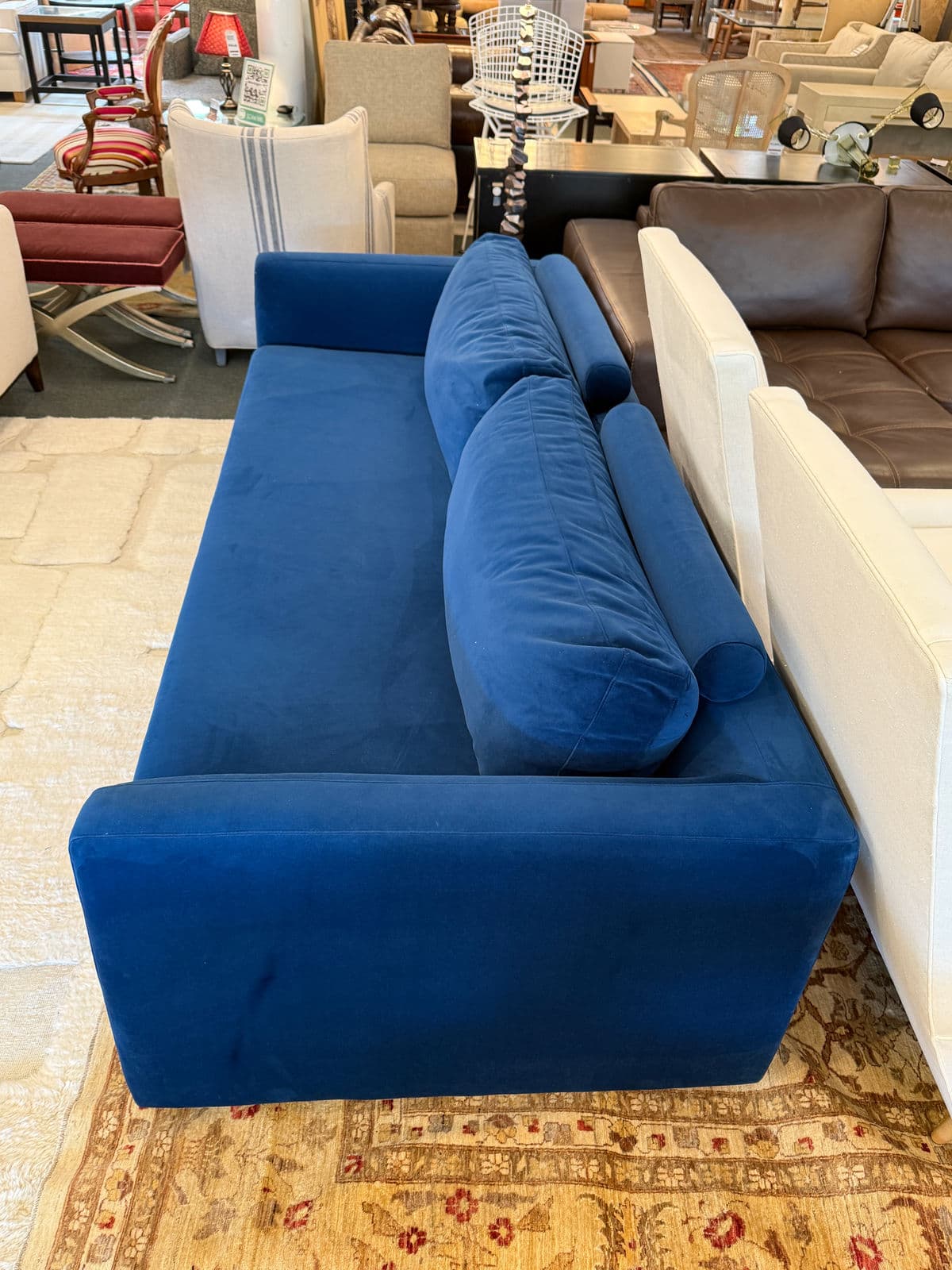 Rove Concepts Milo Sleeper Sofa, Cobalt - Thumbnail 5