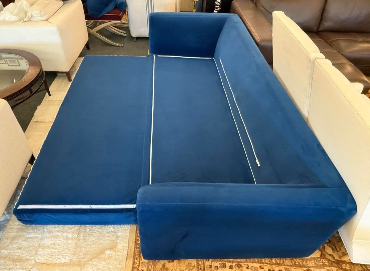 Rove Concepts Milo Sleeper Sofa, Cobalt - Thumbnail 6