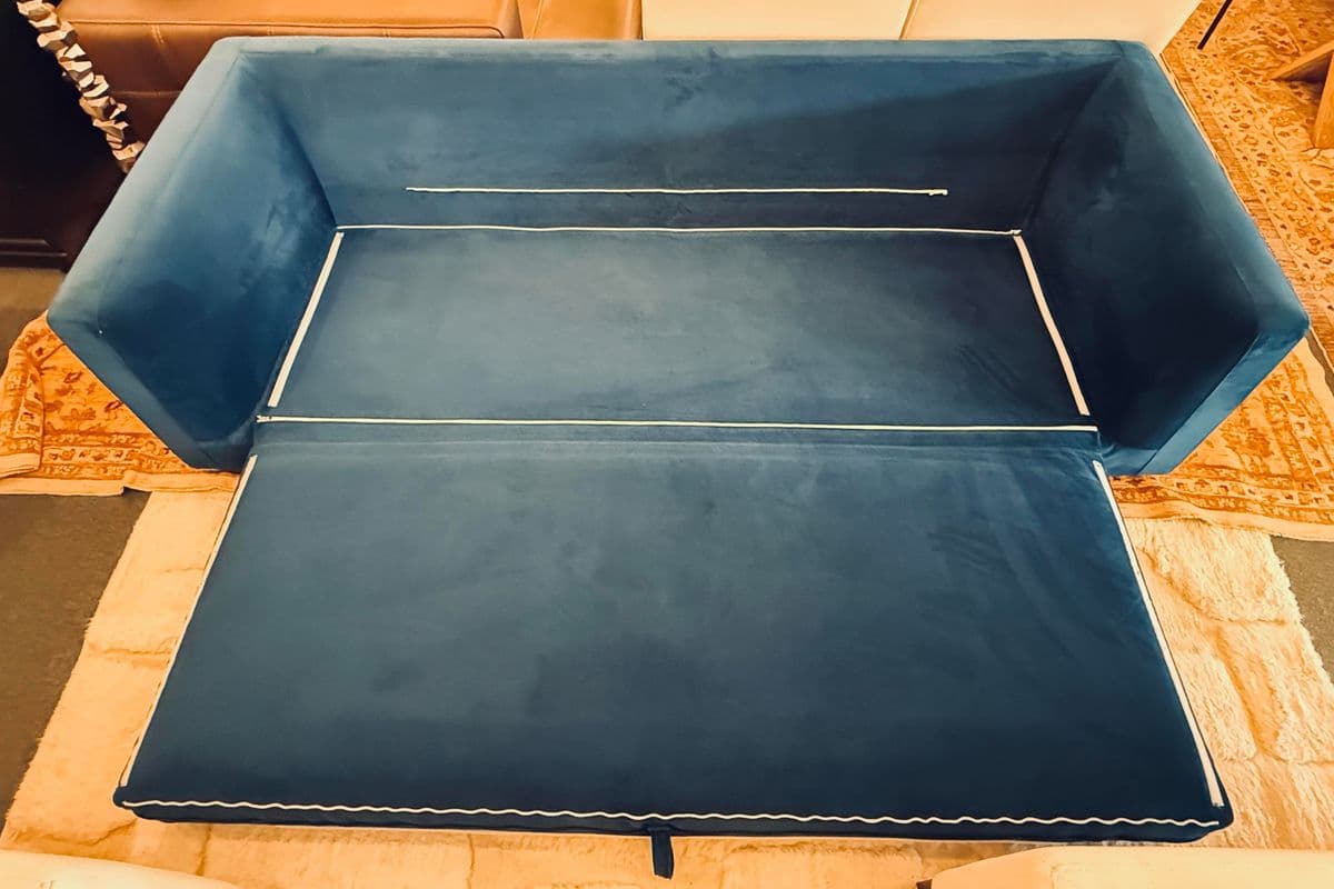 Rove Concepts Milo Sleeper Sofa, Cobalt - Thumbnail 11