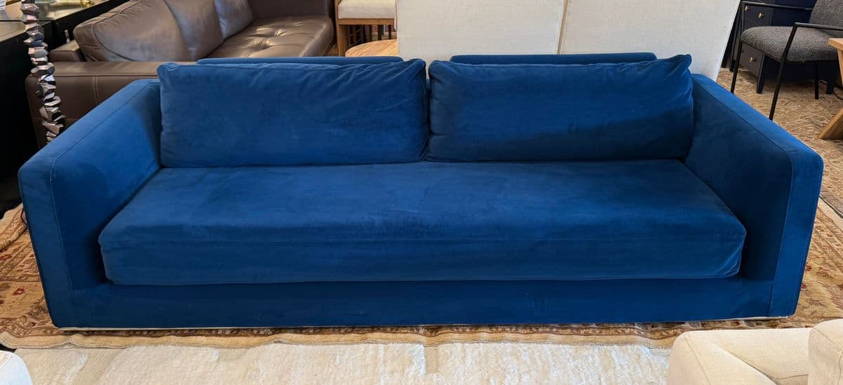Rove Concepts Milo Sleeper Sofa, Cobalt - Thumbnail 4