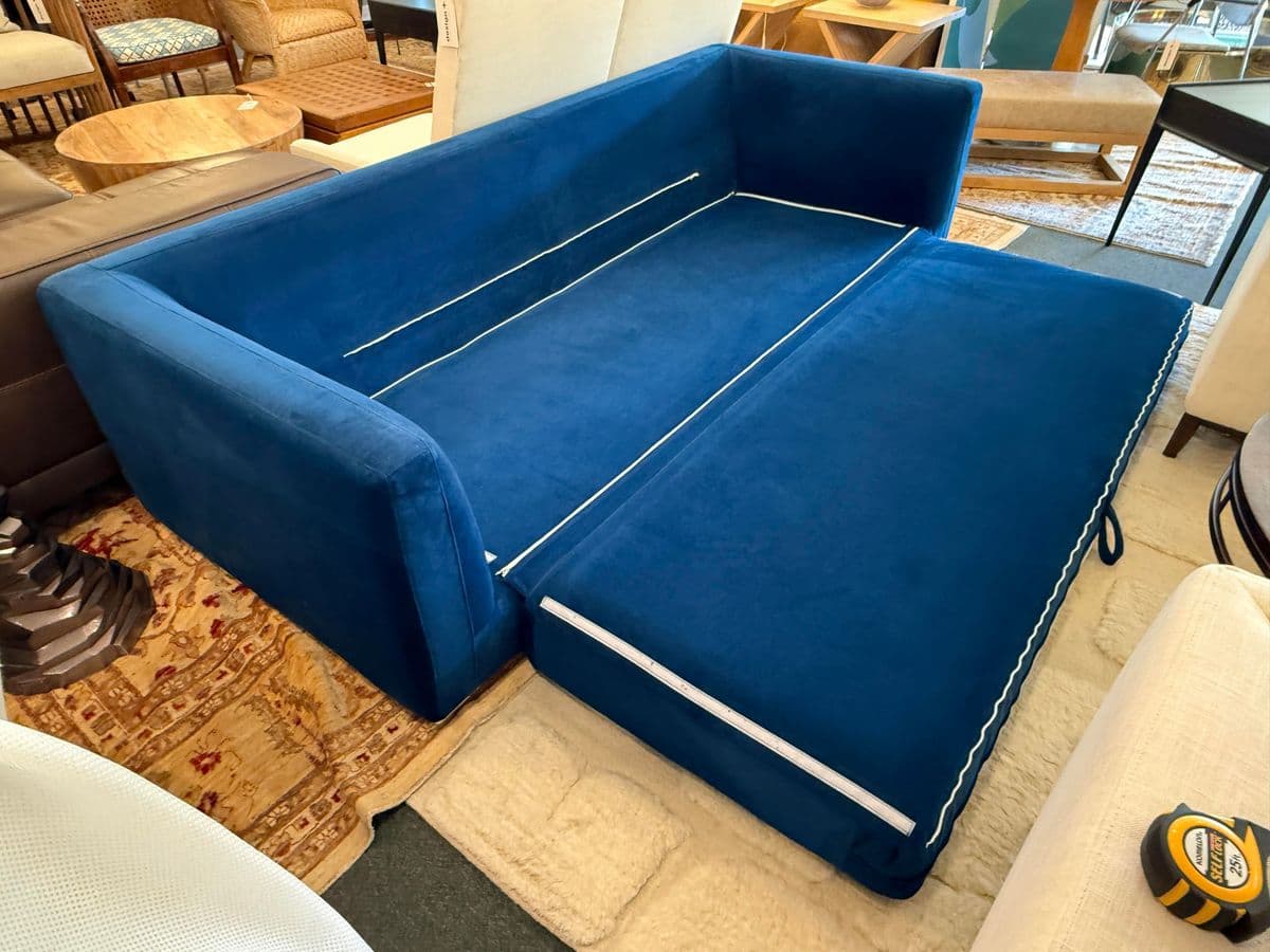 Rove Concepts Milo Sleeper Sofa, Cobalt - Thumbnail 3