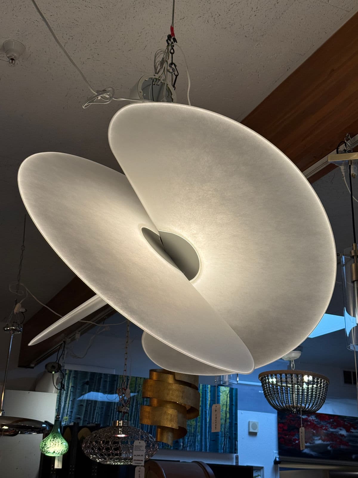 Luceplan Levante Chandelier, Large - Thumbnail 9