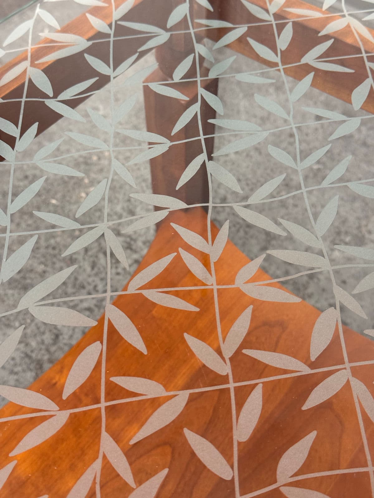 Custom Wood + Glass Side Table - Thumbnail 11