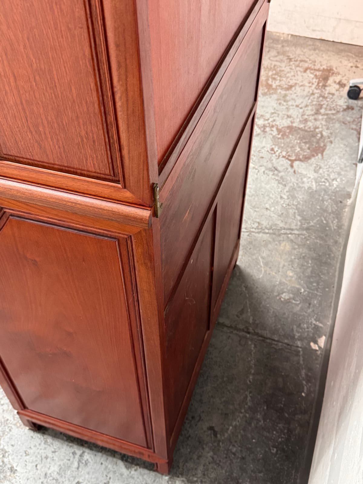 Chinese Rosewood Secretary Desk Cabinet, Circa 1970's - Thumbnail 9