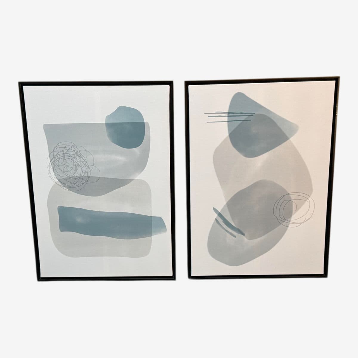 Calligaris Kuadro Geometric Prints, Set of Two - Image 1