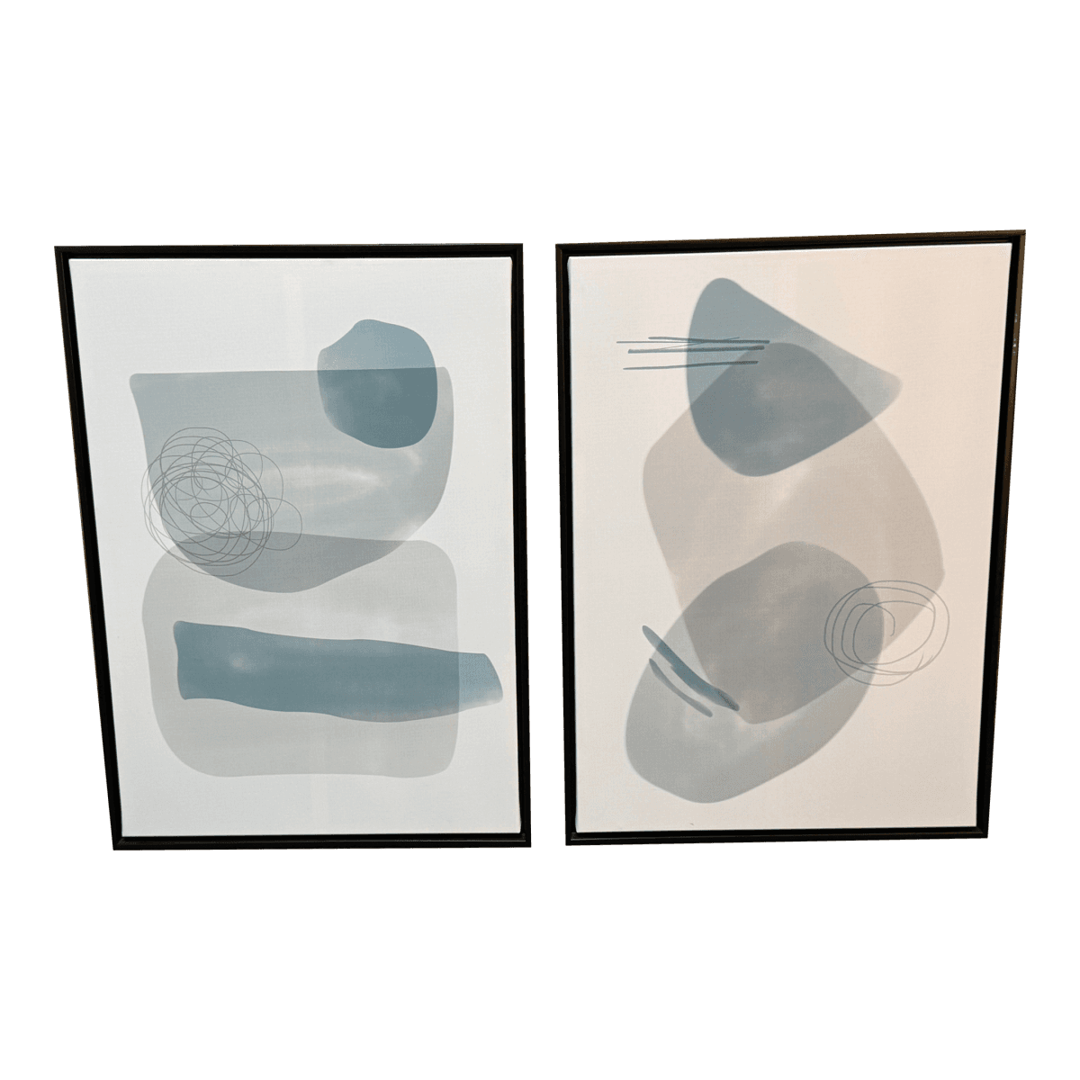 Calligaris Kuadro Geometric Prints, Set of Two - Thumbnail 2