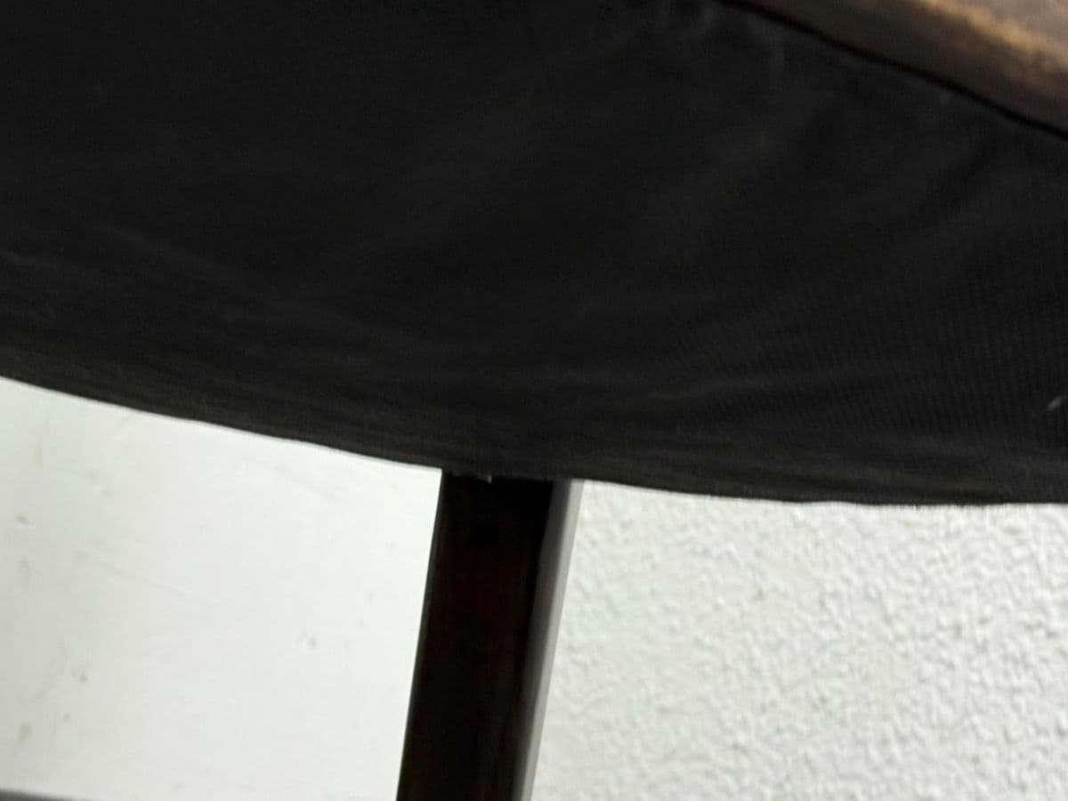 Vintage Wood + Fabric Side Chair - Thumbnail 7