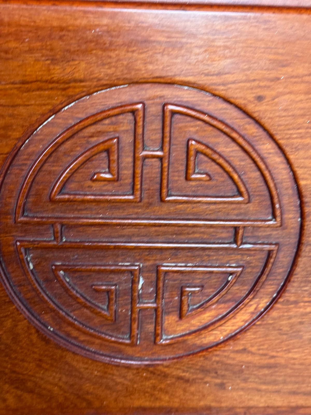 Chinese Rosewood Secretary Desk Cabinet, Circa 1970's - Thumbnail 11