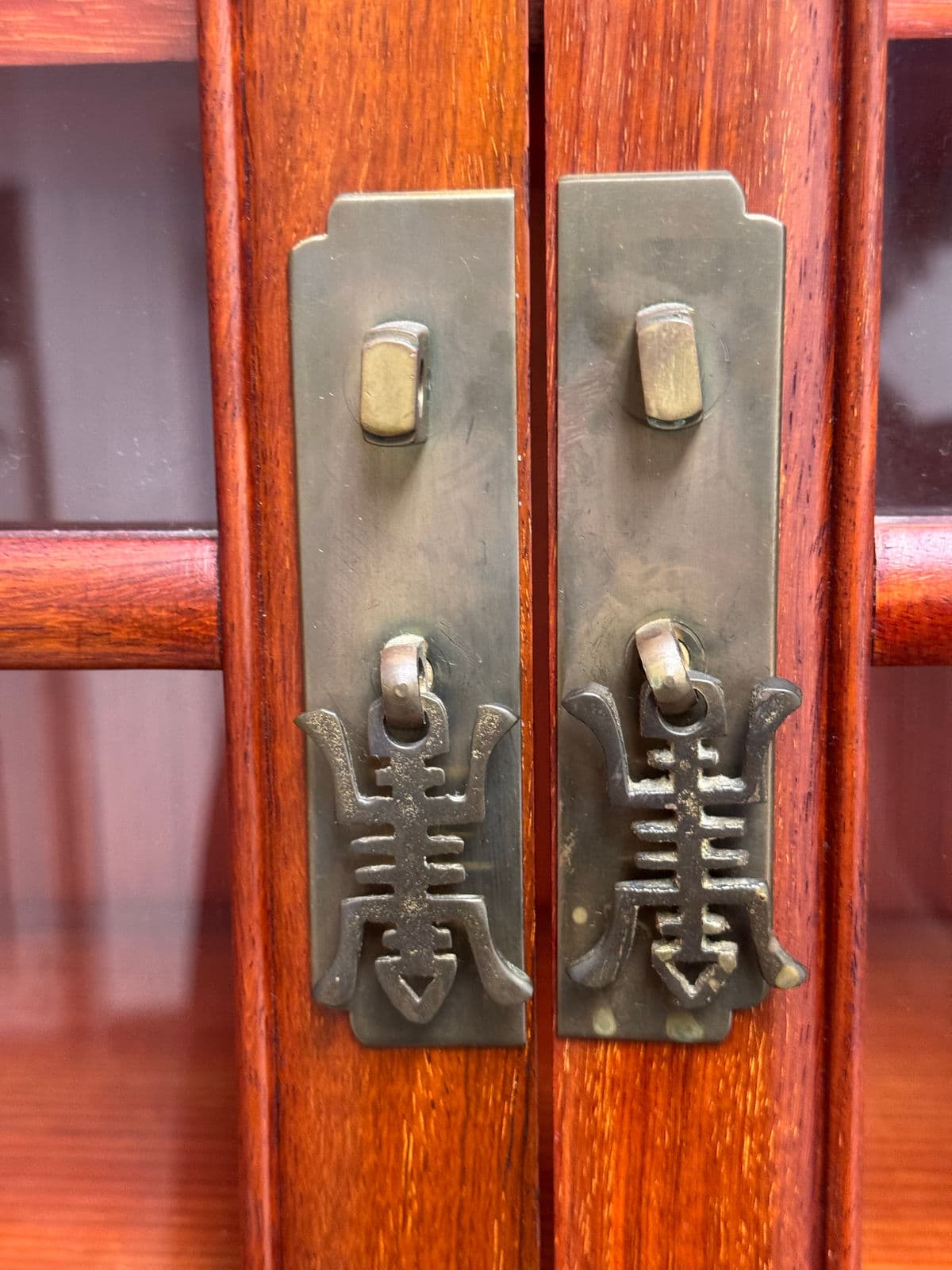 Chinese Rosewood Secretary Desk Cabinet, Circa 1970's - Thumbnail 12