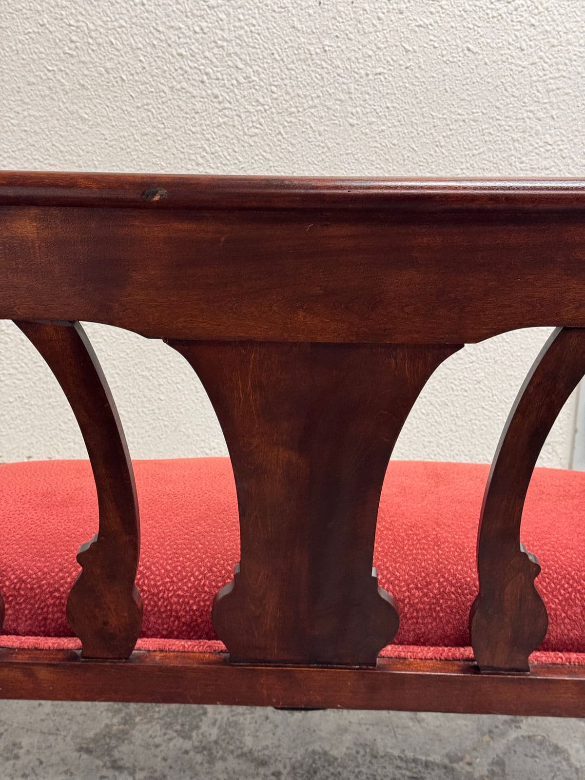 19th Century Victorian Mahogany Settee - Thumbnail 13