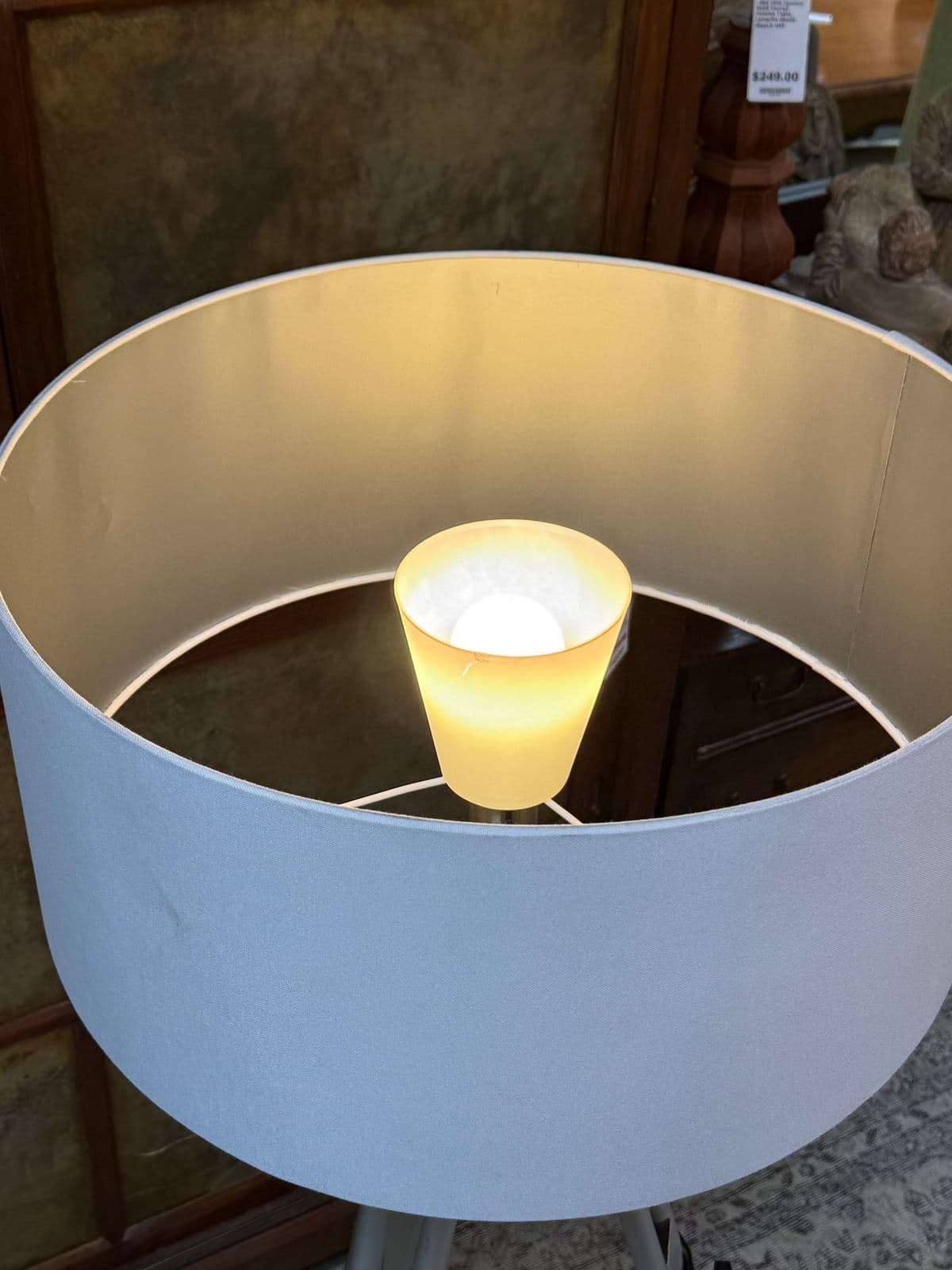 Tripod Design Surveyors Floor Lamp - Thumbnail 4