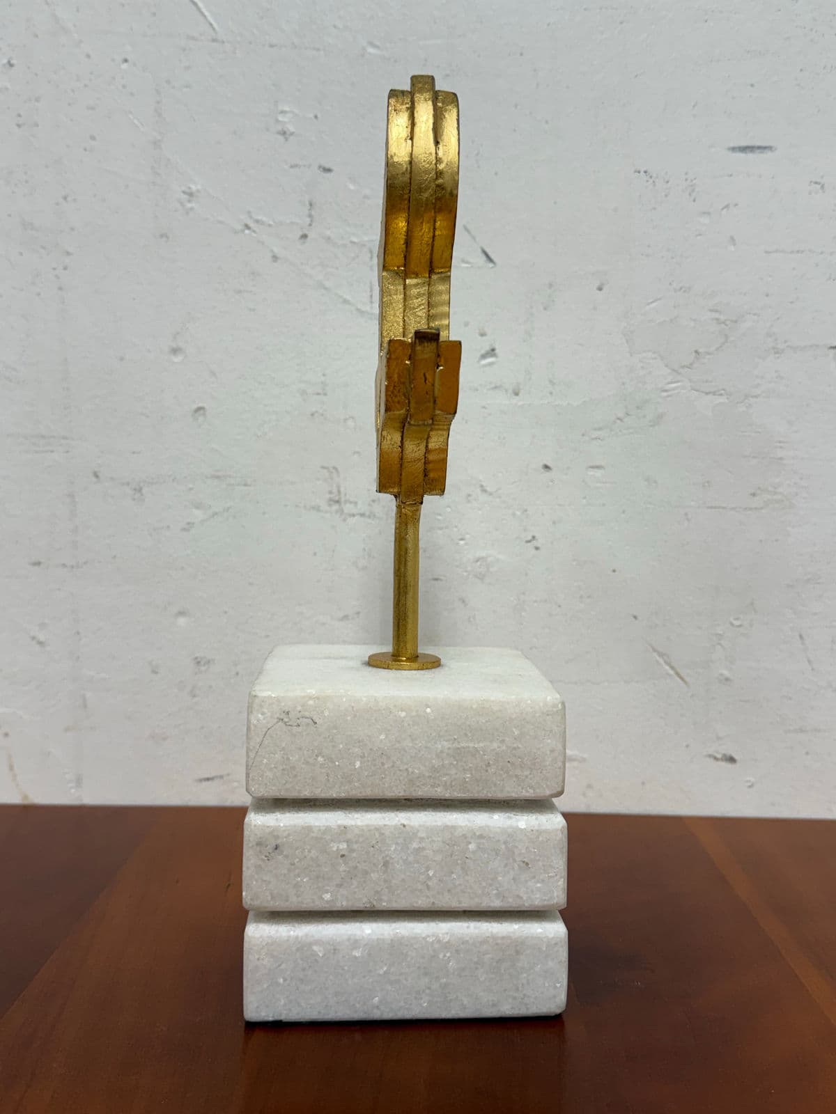 Global Views Polynesian Gold Leaf Symbol Sculpture - Thumbnail 5