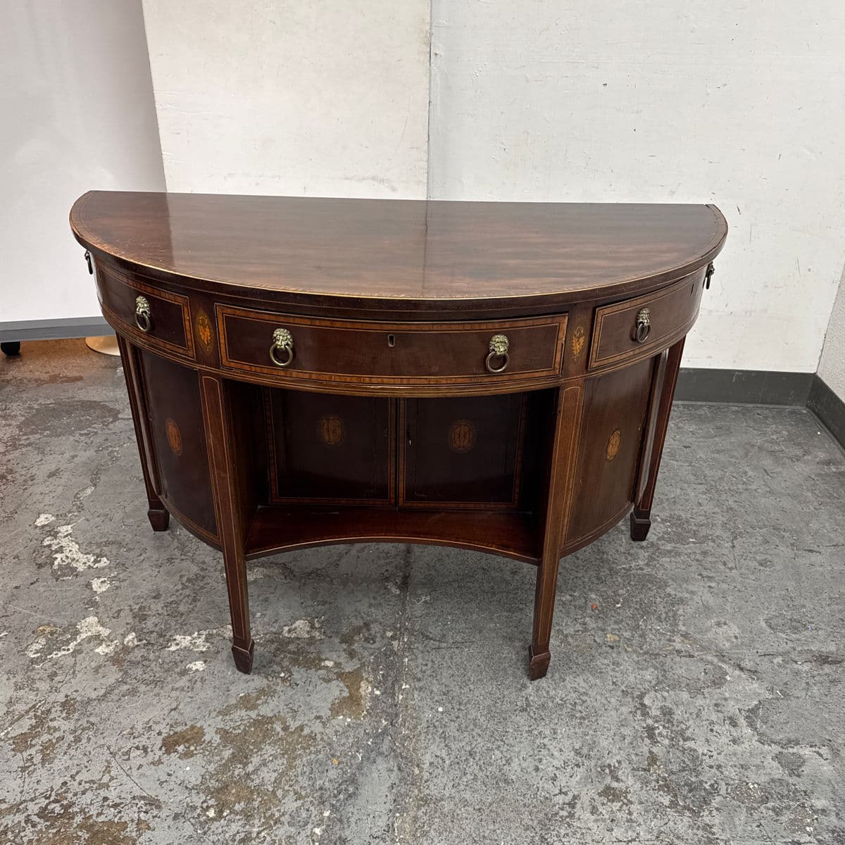 Federal Style Inlaid Mahogany Sideboard, 19th Century - Thumbnail 3