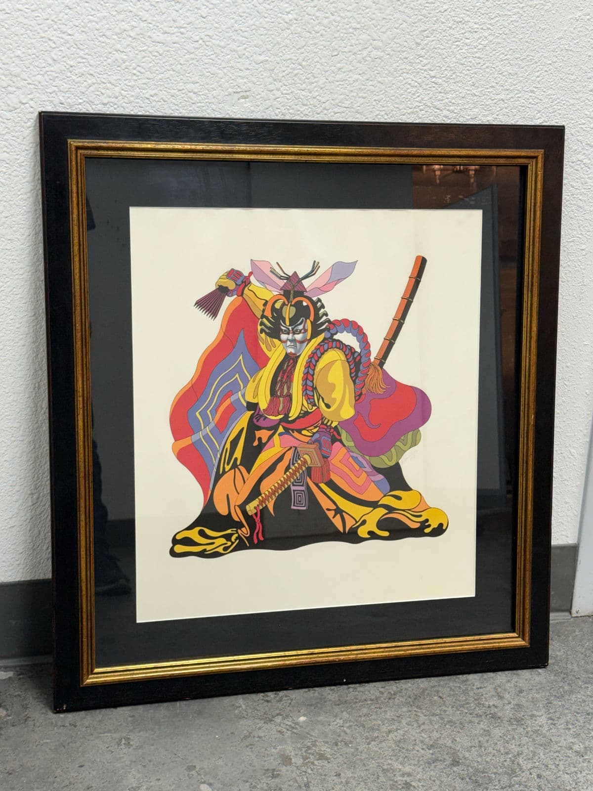 Tom Kamifuji "Kubuki Actor" Print, Circa 1960's - Thumbnail 4