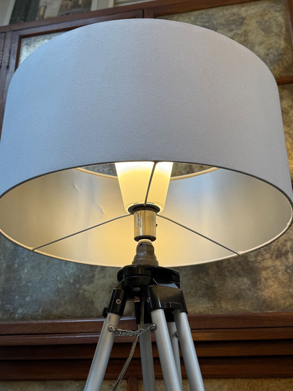Tripod Design Surveyors Floor Lamp - Thumbnail 3