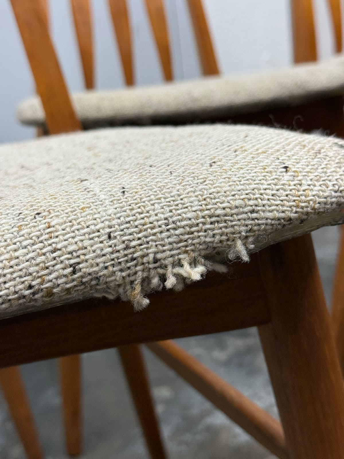 Glostrup Extension Dining Table + Six Eva Side Chairs by Niels Koefoed for Koefoeds Hornslet, Circa 1960's - Thumbnail 5