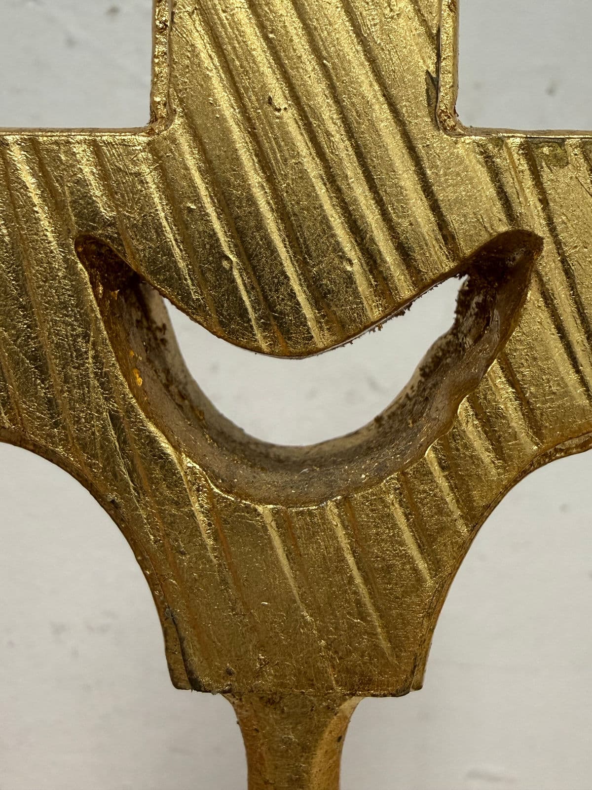 Global Views Polynesian Gold Leaf Symbol Sculpture - Thumbnail 7