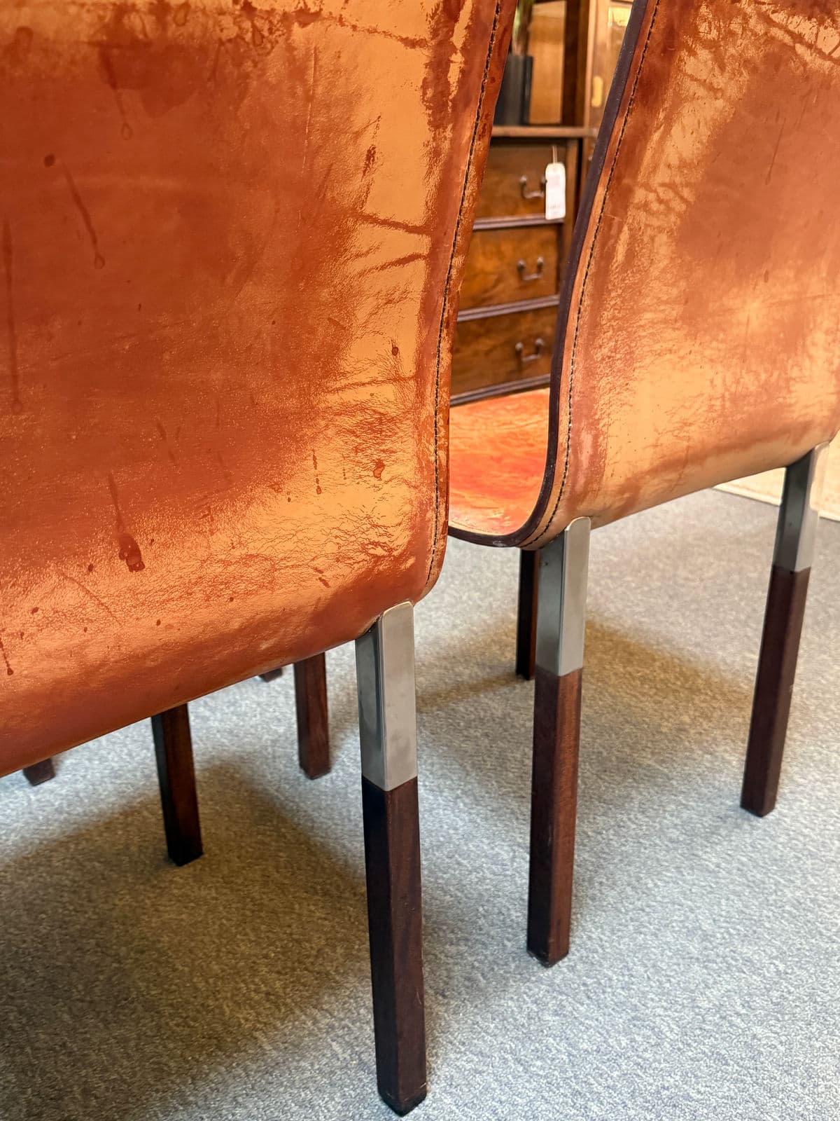 Zele Furniture Emile Dining Chairs, Set of Six - Thumbnail 17