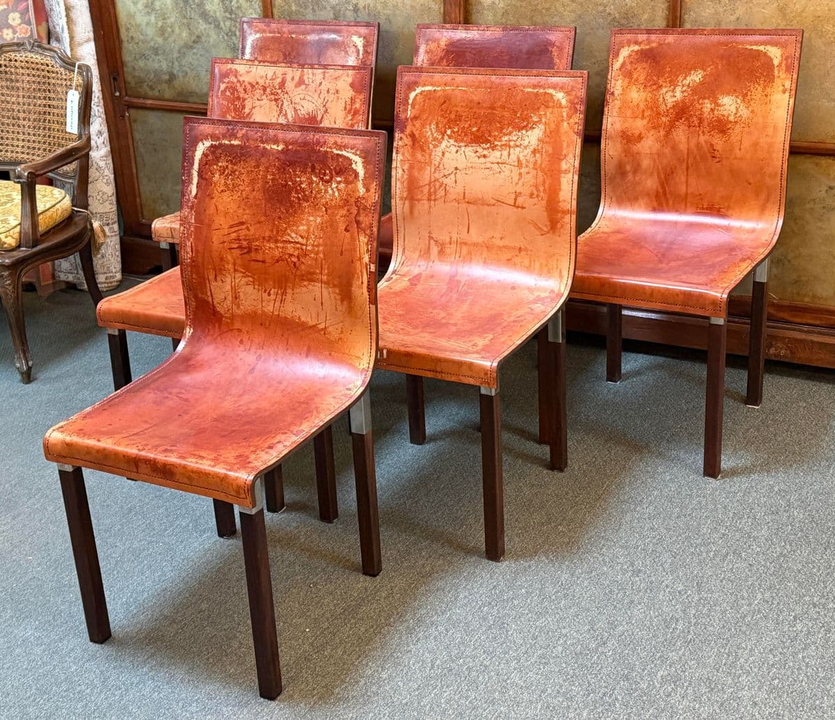 Zele Furniture Emile Dining Chairs, Set of Six - Thumbnail 6