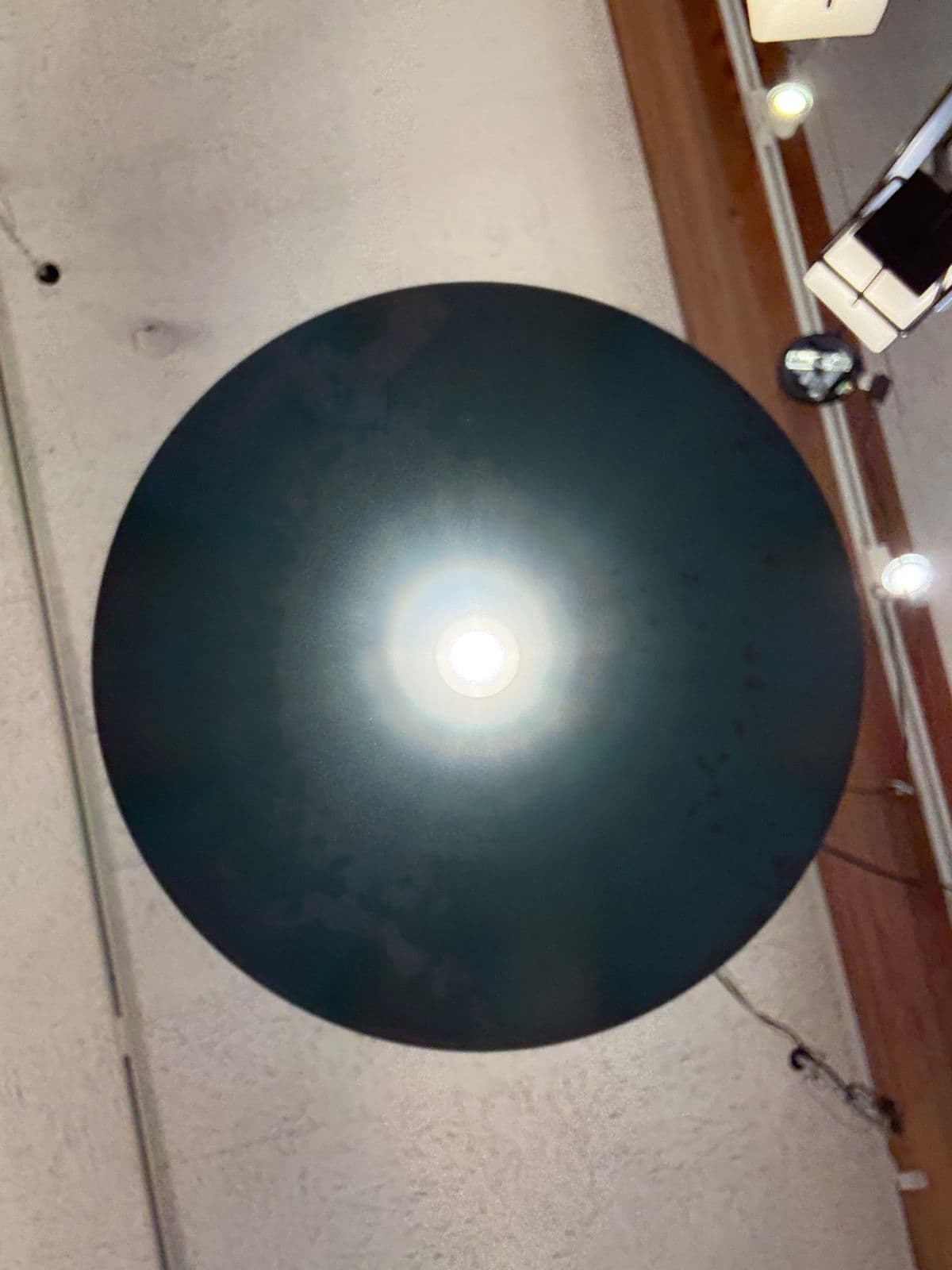 Space Age Saucer Pendant, Matte Black - Thumbnail 11