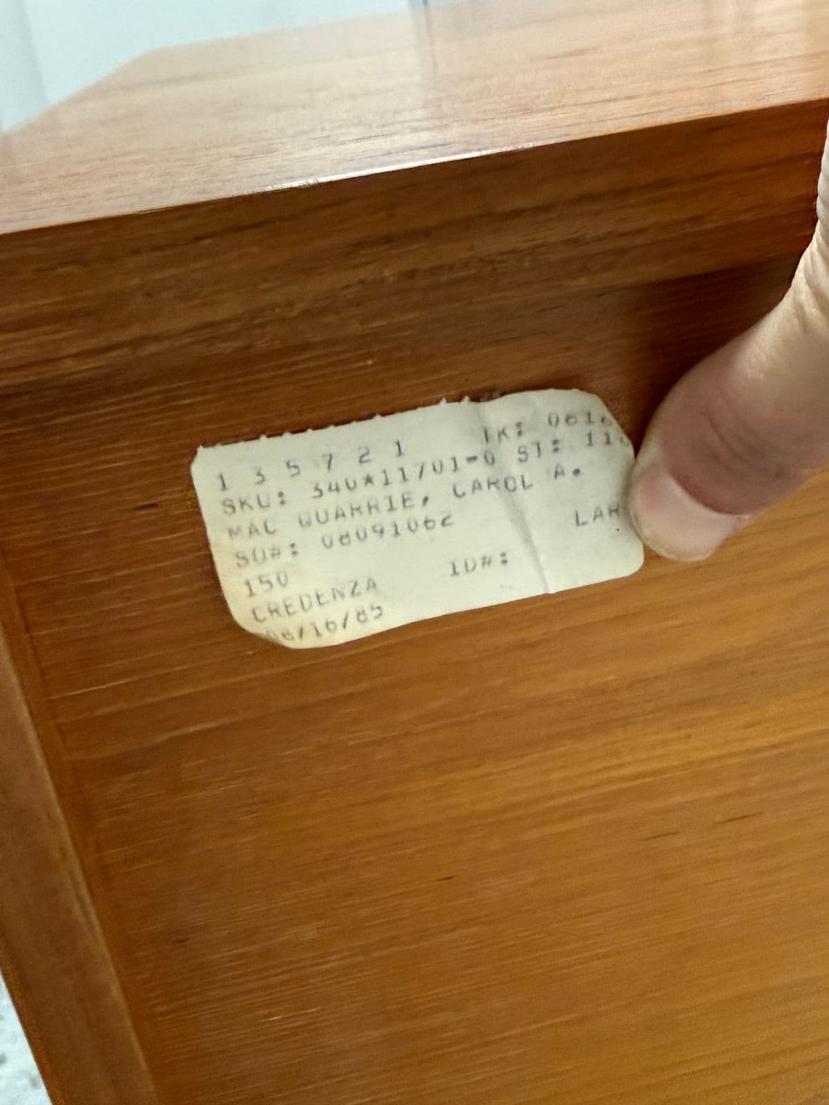 Dyrlund Danish Teak Credenza, Circa 1985 - Thumbnail 5