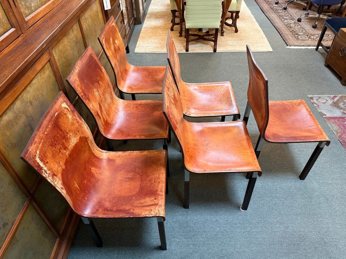 Zele Furniture Emile Dining Chairs, Set of Six - Thumbnail 5