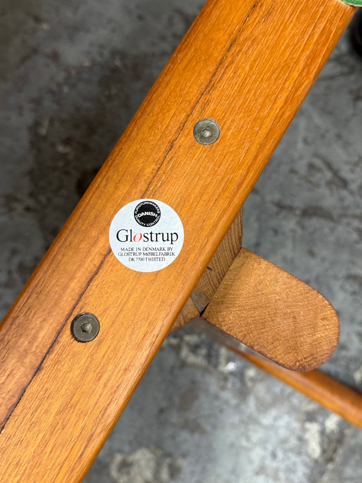 Glostrup Extension Dining Table + Six Eva Side Chairs by Niels Koefoed for Koefoeds Hornslet, Circa 1960's - Thumbnail 12