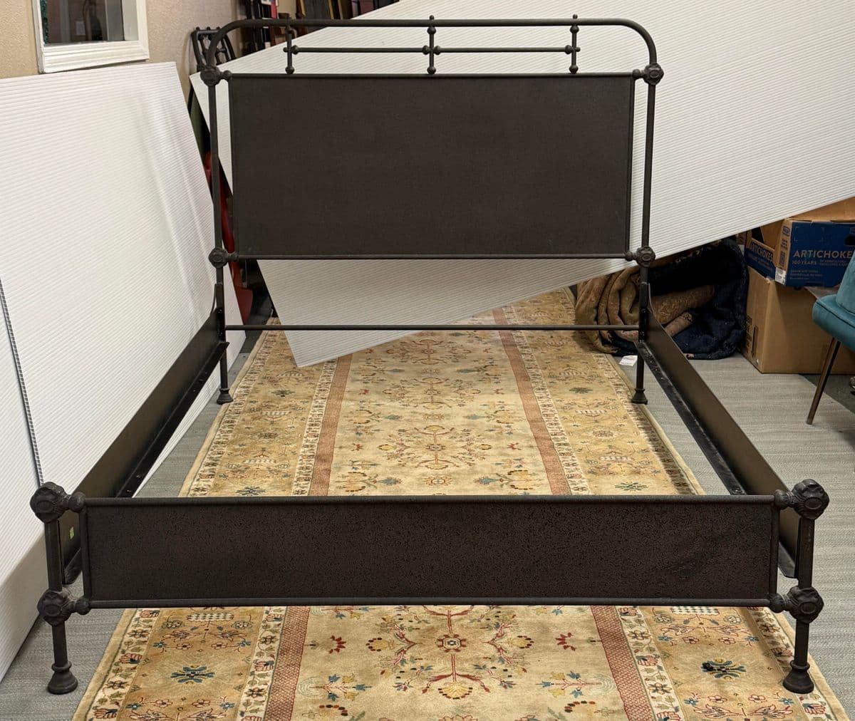 Queen Size Restoration Hardware French Academie Bed Frame - Thumbnail 3