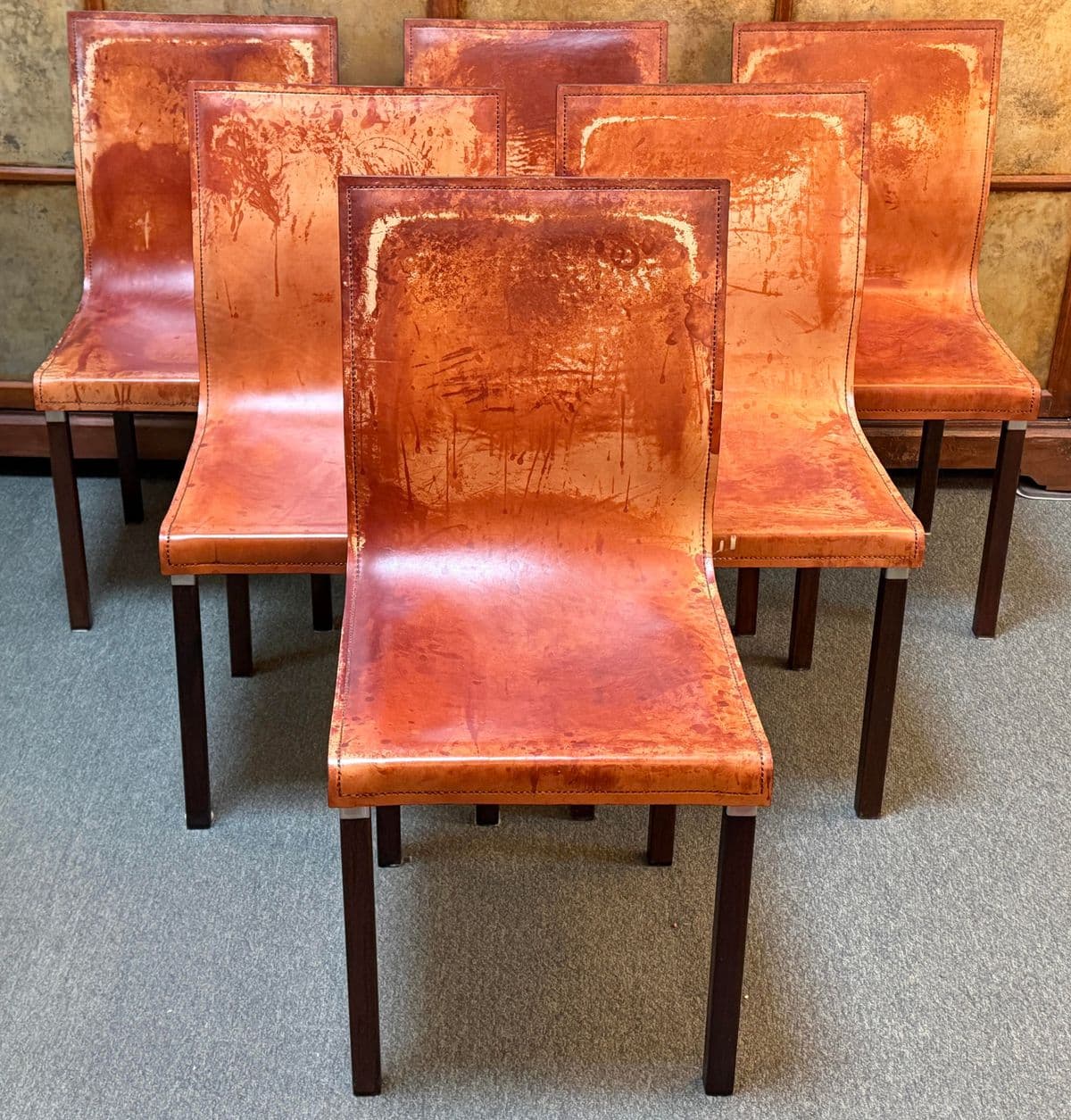 Zele Furniture Emile Dining Chairs, Set of Six - Thumbnail 3