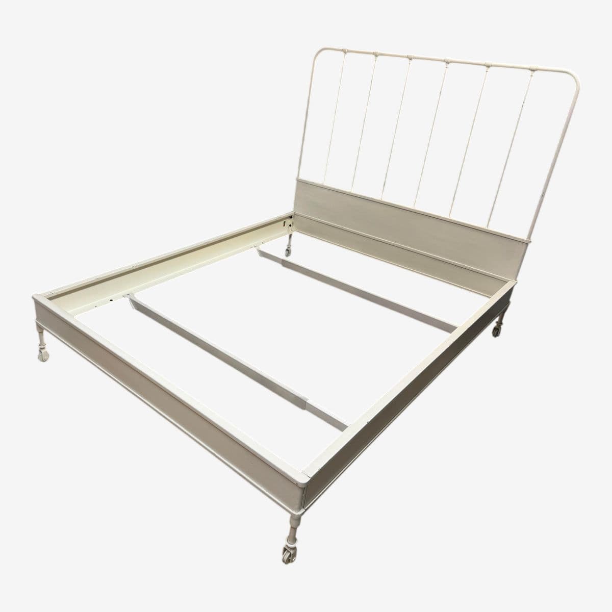 Queen Size Restoration Hardware Dutch Industrial Bed Frame - Image 1