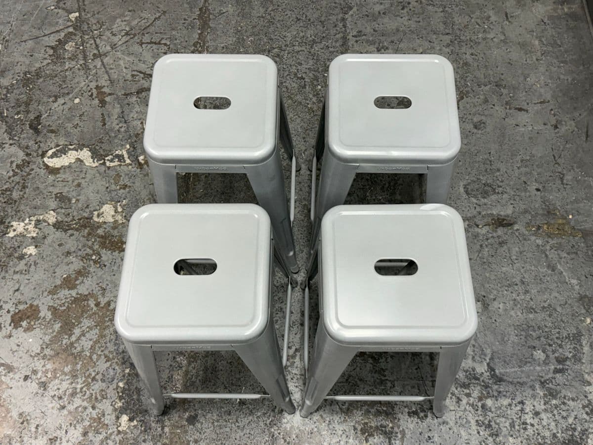 UrbanMod Counter Height Bar Stools, Set of Four - Thumbnail 7