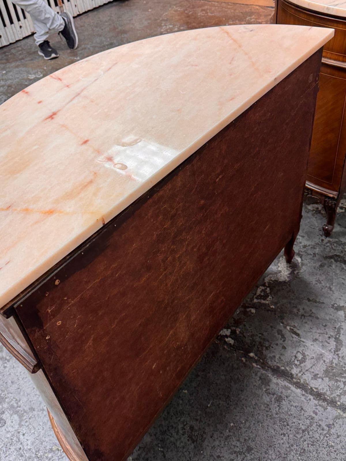 Neoclassical Semicircular Demi-Lune Commode, 19th Century - Thumbnail 13