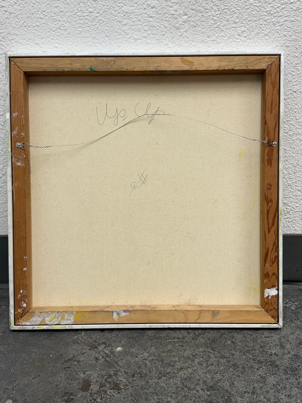 Late 20th Century Vibrant Abstract Acrylic on Canvas Painting, Signed - Thumbnail 13