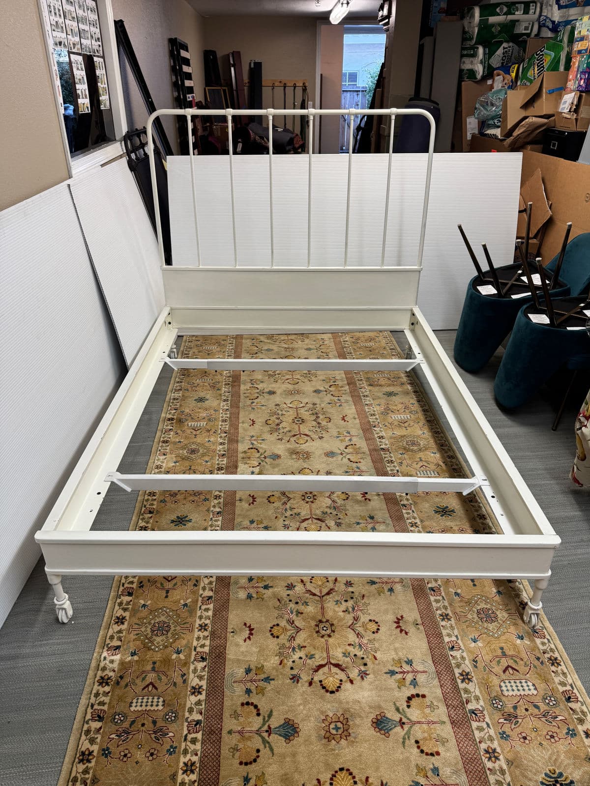 Queen Size Restoration Hardware Dutch Industrial Bed Frame - Thumbnail 5