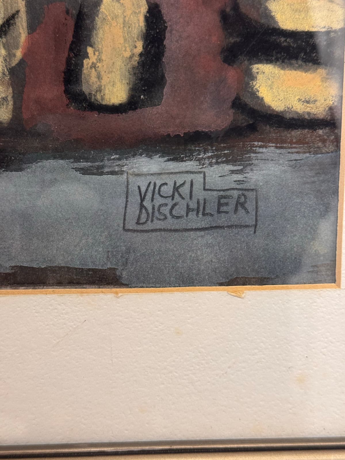 Vicki Dischler Pastel Painting, Framed - Thumbnail 11