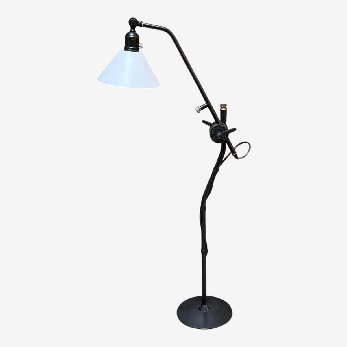 One of a Kind Pivoting Head Floor Lamp - Image 1