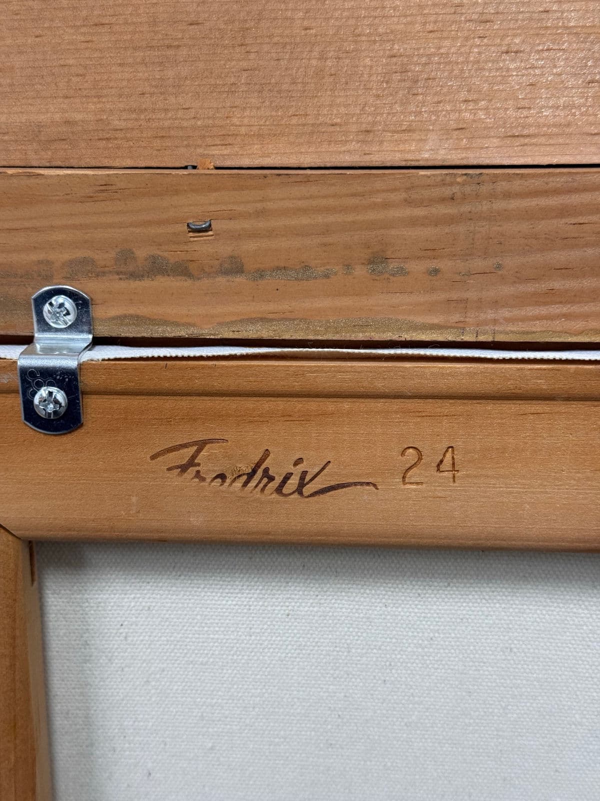 Figurative Masks Acrylic Painting, Framed. - Thumbnail 12