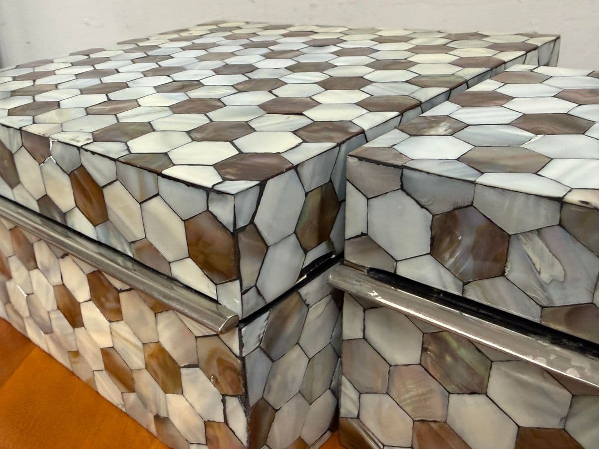 Global Views Mother of Pearl Boxes, Set of Two - Thumbnail 9