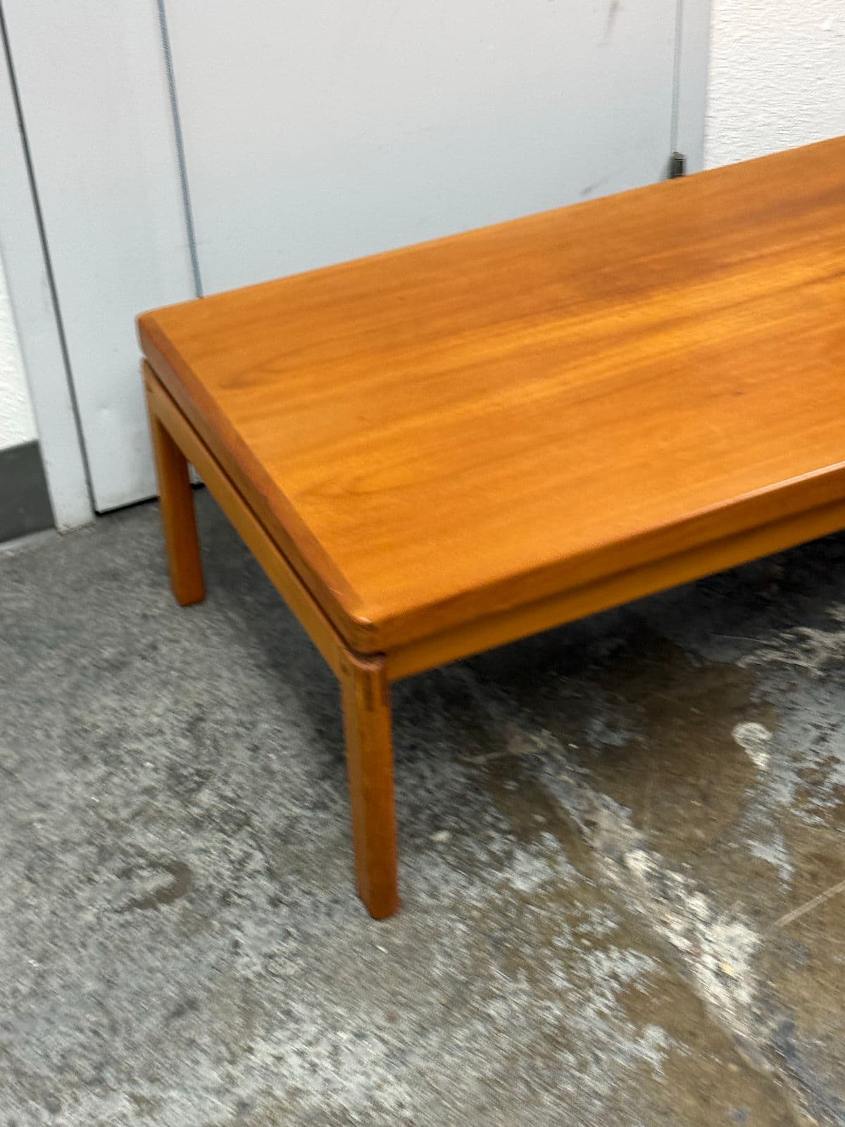 Danish Teak Wood Coffee Table, Mid 20th Century - Thumbnail 11